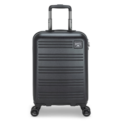 Roots Chalet Hardside Spinner Carry-on, black, front view