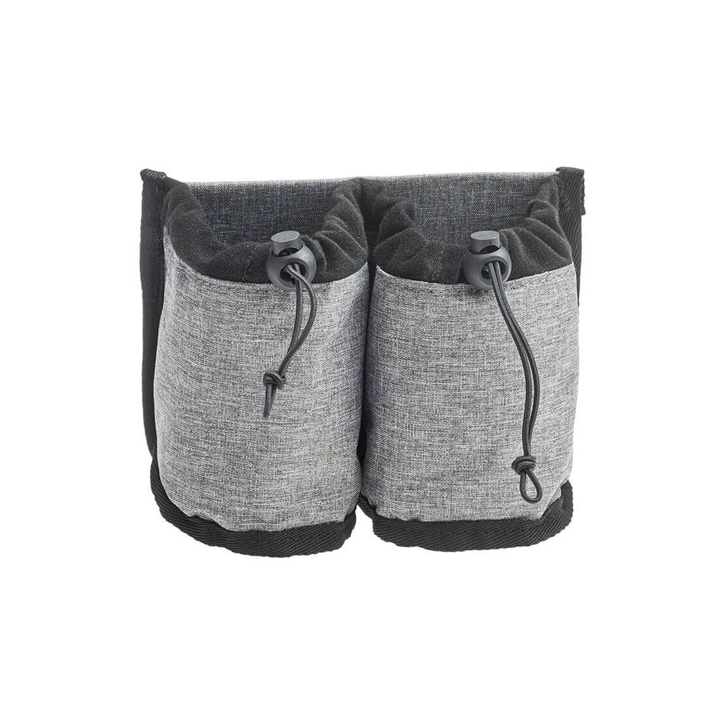 Two High Road Luggage Cup Holders from High Road, connected side by side on a white background.