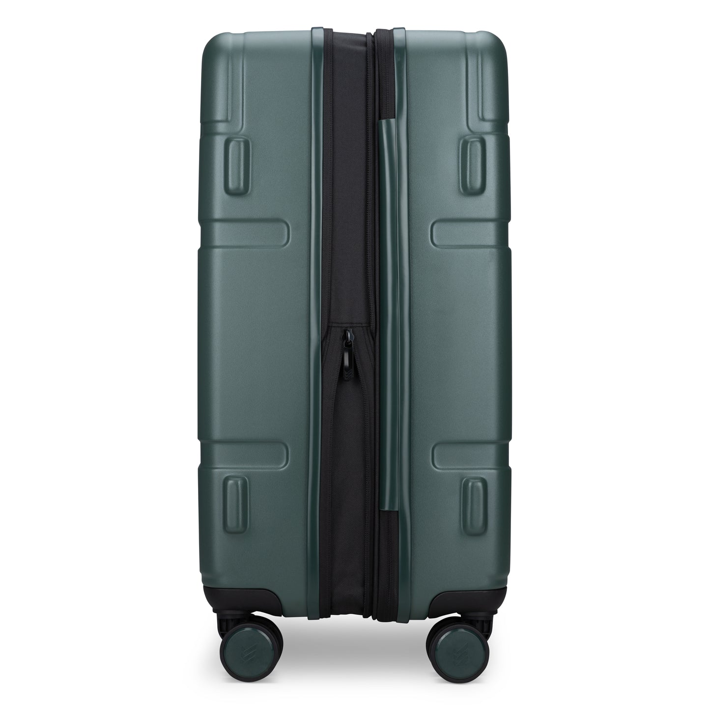 The Travelite Itinerary Medium Expandable Spinner features 4 wheels, TSA lock, and a sleek side profile.