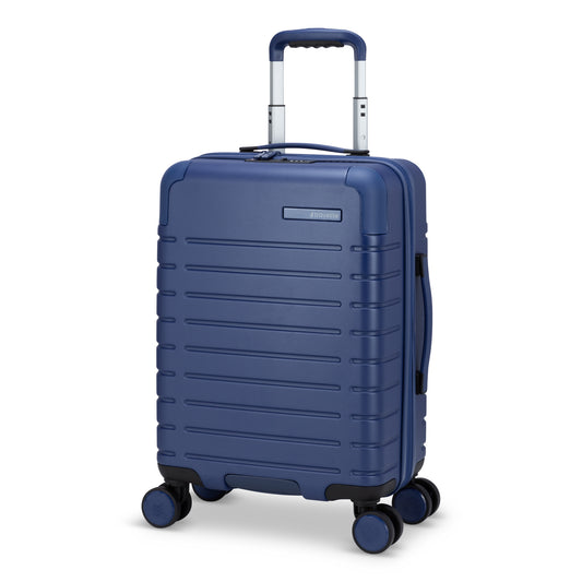 Product Image – Travelite Epicure 19" Hardside Spinner Carry-on, set sail blue colour, front angled view