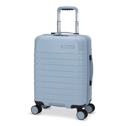 Travelite Epicure 19" Hardside Spinner Carry-on, Niagara Mist light blue colour, front angled view