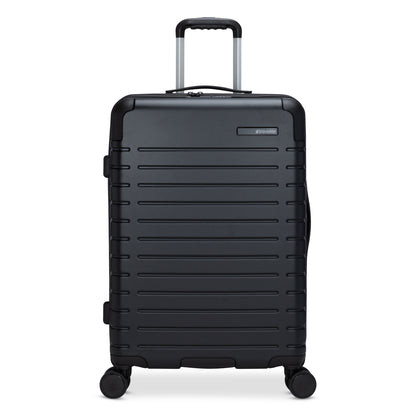 Travelite Epicure 24" Expandable Hardside Spinner, black, front view