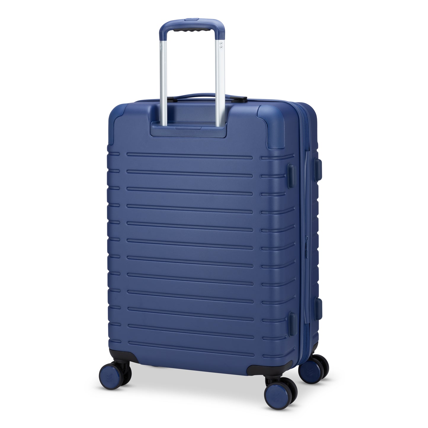 Travelite Epicure 24" Expandable Hardside Spinner, set sail blue colour, back angled view