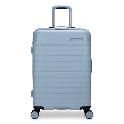 Travelite Epicure 24" Expandable Hardside Spinner, Niagara Mist light blue colour, front view