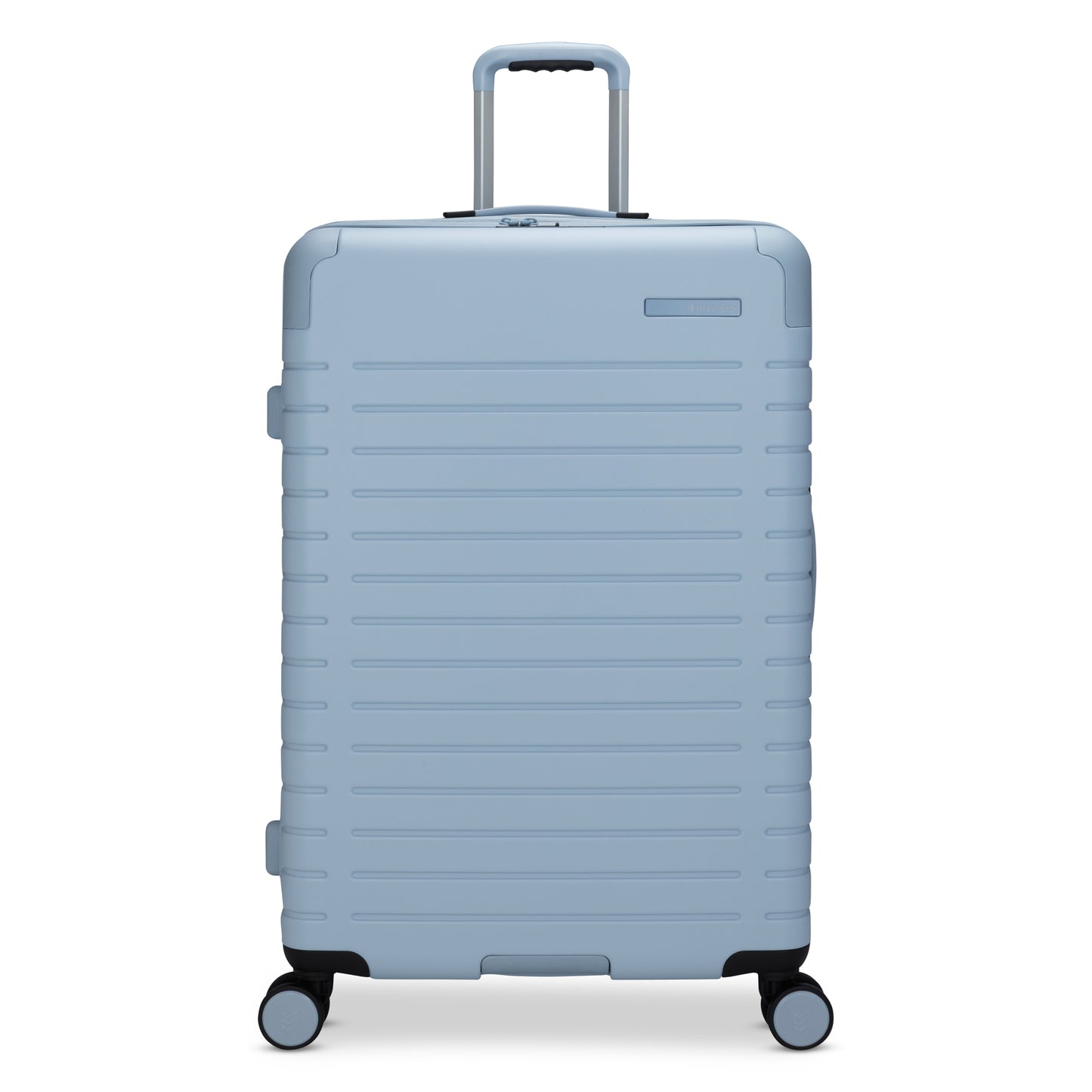 Travelite Epicure 28" Expandable Hardside Spinner, Niagara Mist light blue colour, front view