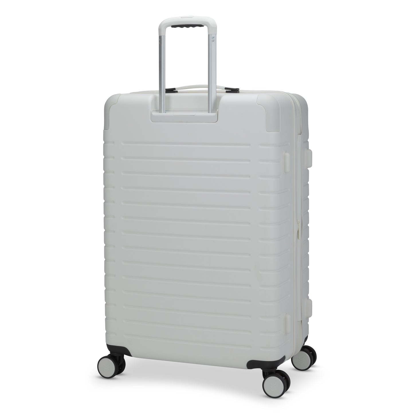 Travelite Epicure 28" Expandable Hardside Spinner, tofu white colour, back angled view