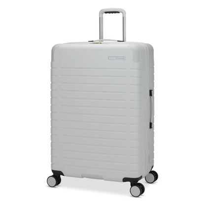 Travelite Epicure 28" Expandable Hardside Spinner, tofu white colour, front angled view