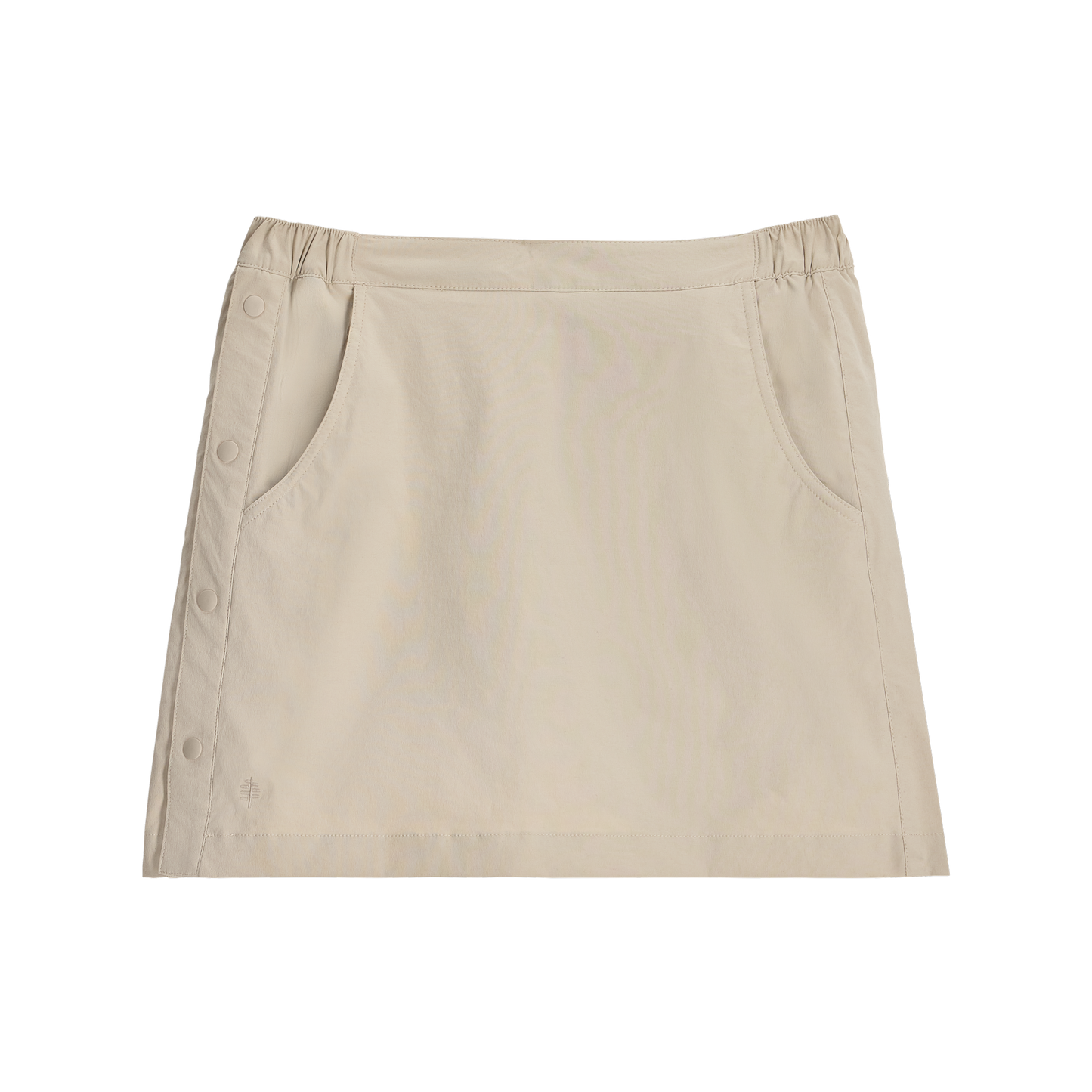 Royal Robbins Women's Wilder Skort features side buttons, front pockets, and built-in bike shorts for adventure.