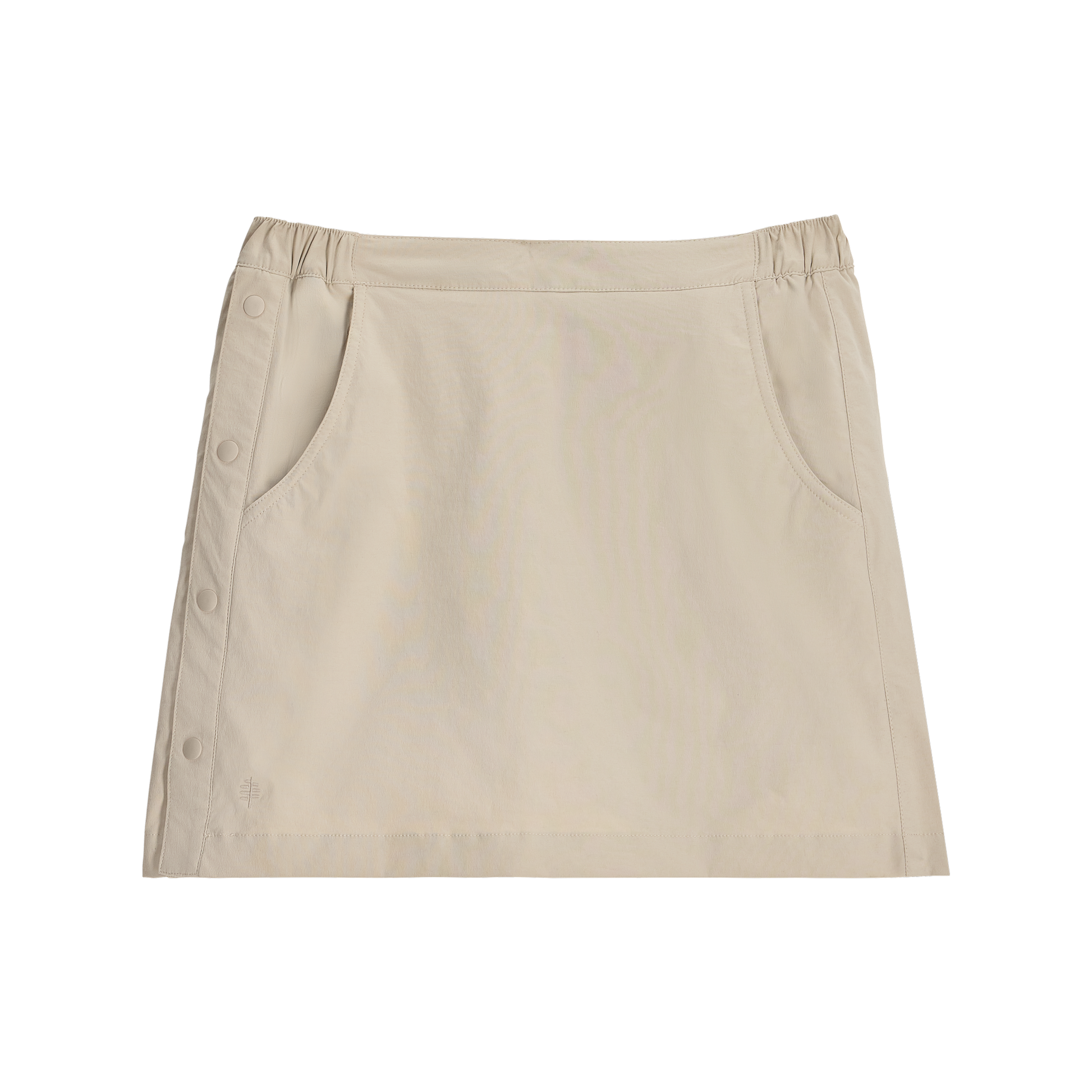 Royal Robbins Women's Wilder Skort features side buttons, front pockets, and built-in bike shorts for adventure.