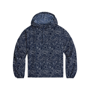Royal Robbins Women's Salathe Sun Hoodie in navy with white swirls, UPF40+ protection – ONLINE ONLY.