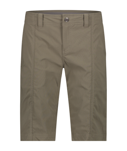 Royal Robbins Women's Discovery III Bermuda Short: quick-dry stretch nylon, belt loops, button closure.