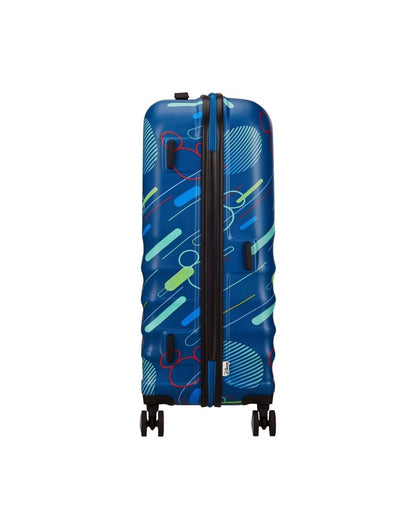 American Tourister Disney Wavebreaker Medium Spinner - Mickey Future Pop, right side view