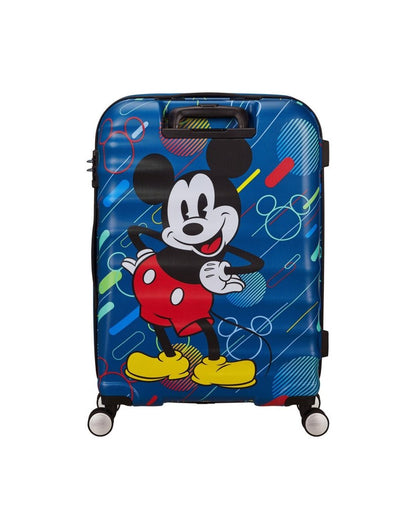 American Tourister Disney Wavebreaker Medium Spinner - Mickey Future Pop, back view