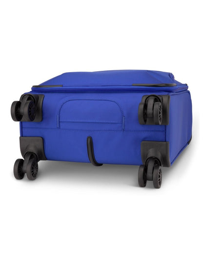 Atlantic Artisan III 19" Spinner Carry-on, blue, bottom view