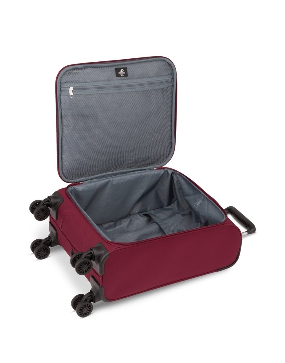 Atlantic Artisan III 19" Spinner Carry-on, burgundy, inside view