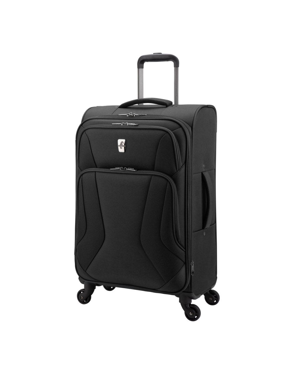 Atlantic Bavaria 24" Expandable Spinner, black, front view.