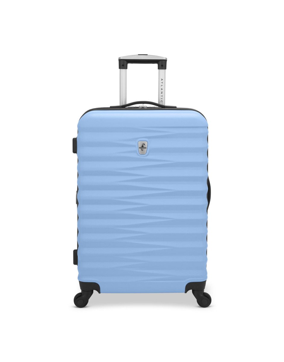 Atlantic Chaser Hardside 24" Expandable Spinner in powder blue colour, front view