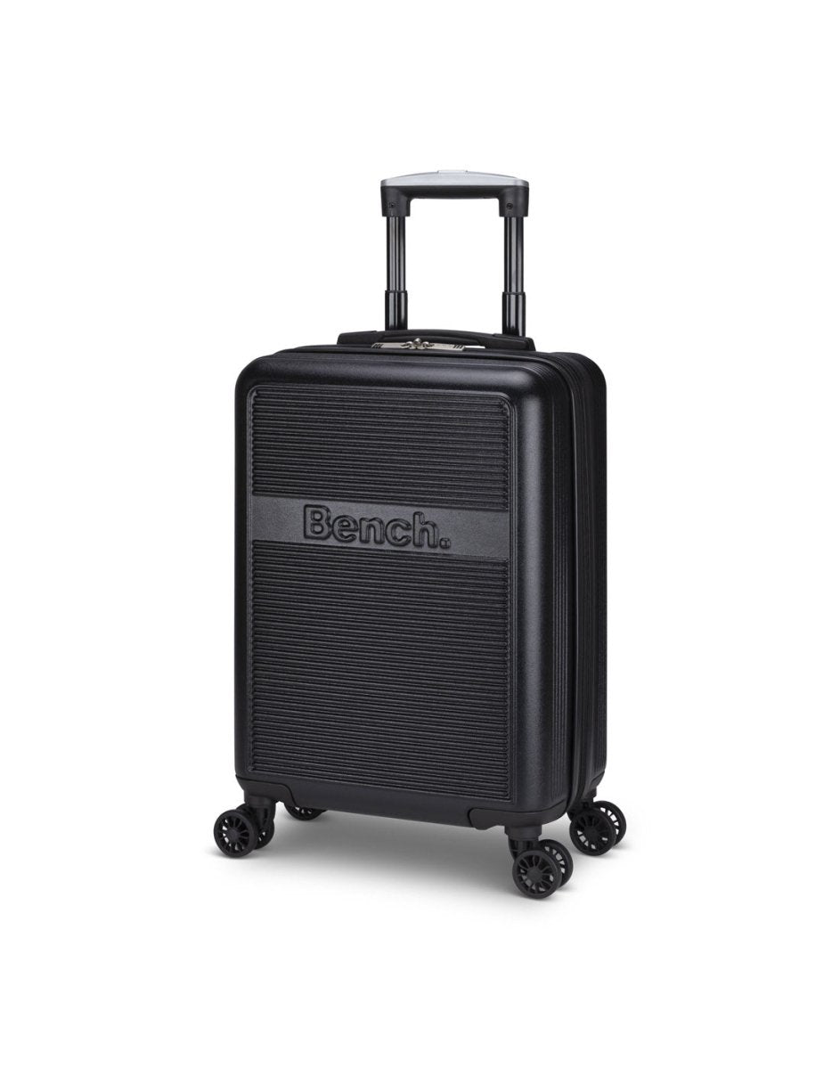 Bench Caelum Hardside 19" Spinner Carry-on, black, front angled view