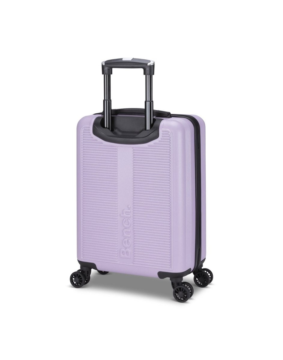 Bench Caelum Hardside 19" Spinner Carry-on, lavender, back angled view