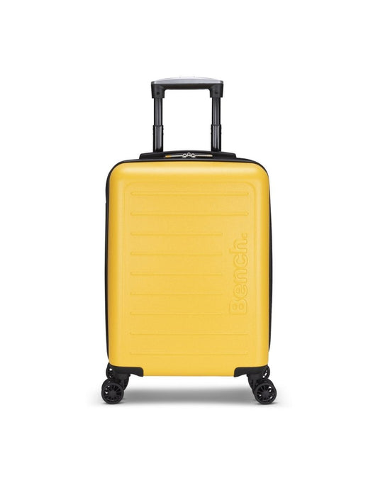 Product Image – Bench Erasmos Hardside 19" Spinner Carry-on, miner yellow, front view
