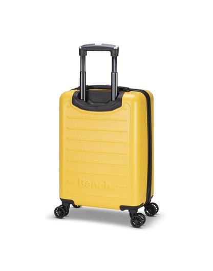 Bench Erasmos Hardside 19" Spinner Carry-on, miner yellow, back angled view