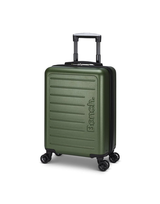 Product Image – Bench Erasmos Hardside 19" Spinner Carry-on, olivine, front angled view