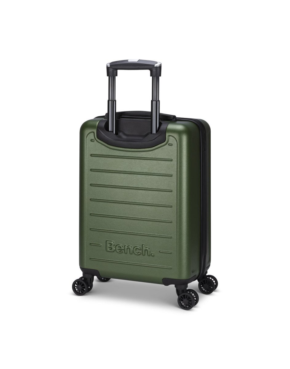 Bench Erasmos Hardside 19" Spinner Carry-on, olivine, back angled view