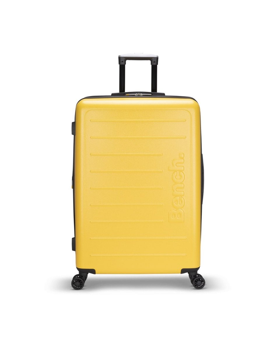 Bench Erasmos Hardside 28" Expandable Spinner, miner yellow, front view