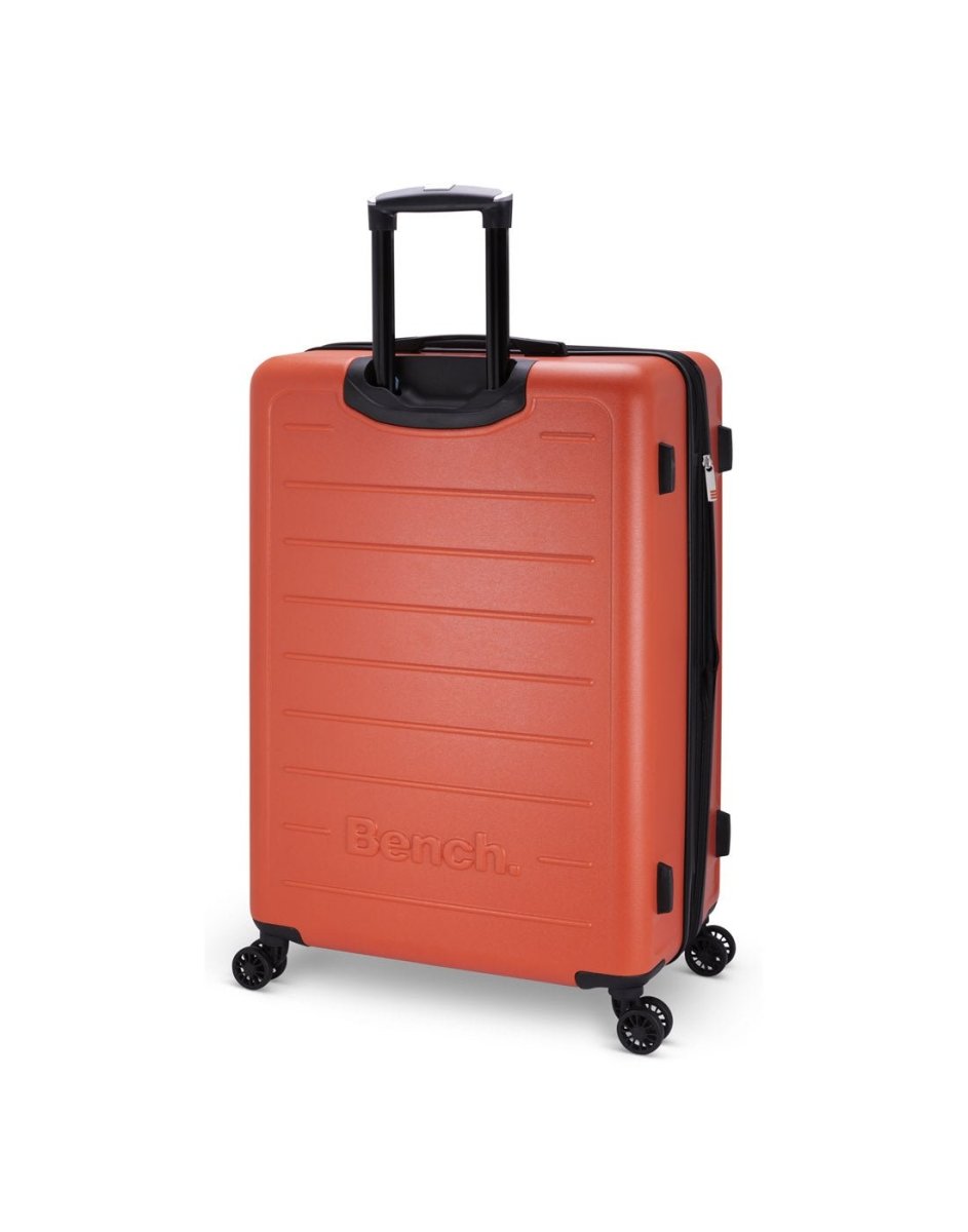 Bench Erasmos Hardside 28" Expandable Spinner, burnt orange, back angled view