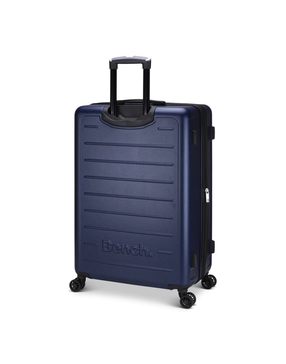 Bench Erasmos Hardside 28" Expandable Spinner, naval academy blue, back angled view