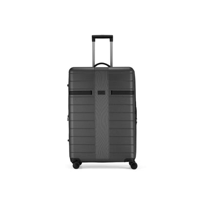 Bugatti Hamburg 28" Hardside Expandable Spinner in Charcoal, front view.