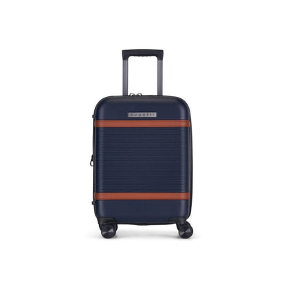 Bugatti Wellington Hardside Carry-on Spinner in Navy, front view.