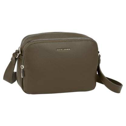 David Jones Shoulder Bag, khaki, front view