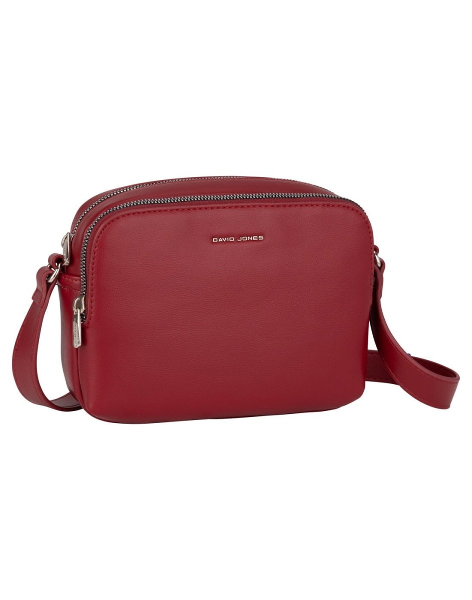 David Jones Shoulder Bag, red, front view