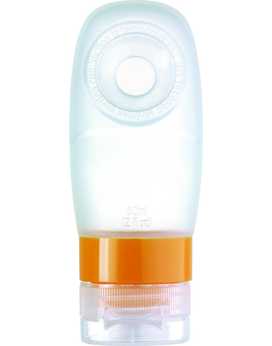 Go travel squeeze it trio electric orange colour cabin bottle