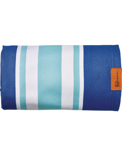 Go Travel Travel Towel XL, rolled up, front view.