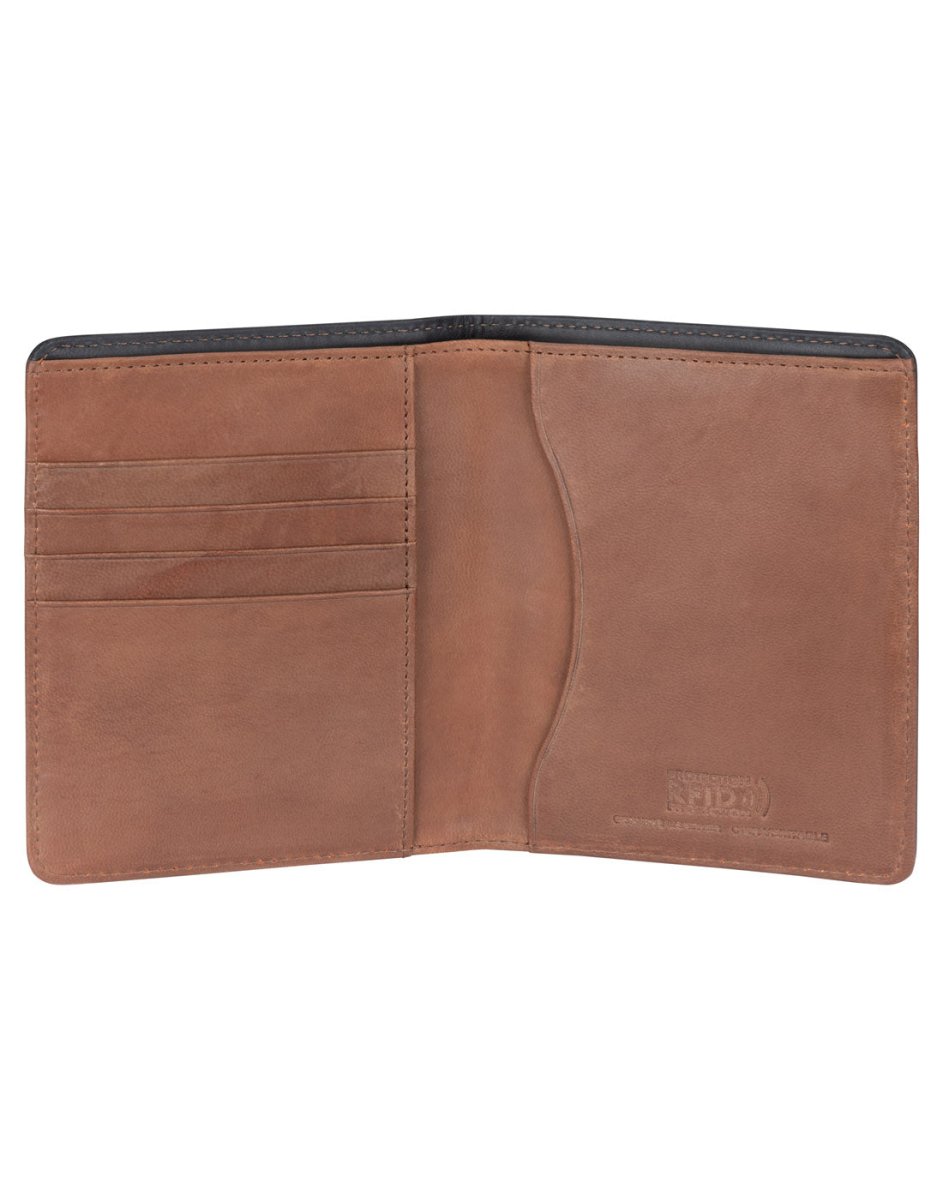 Leather RFID Passport Wallet