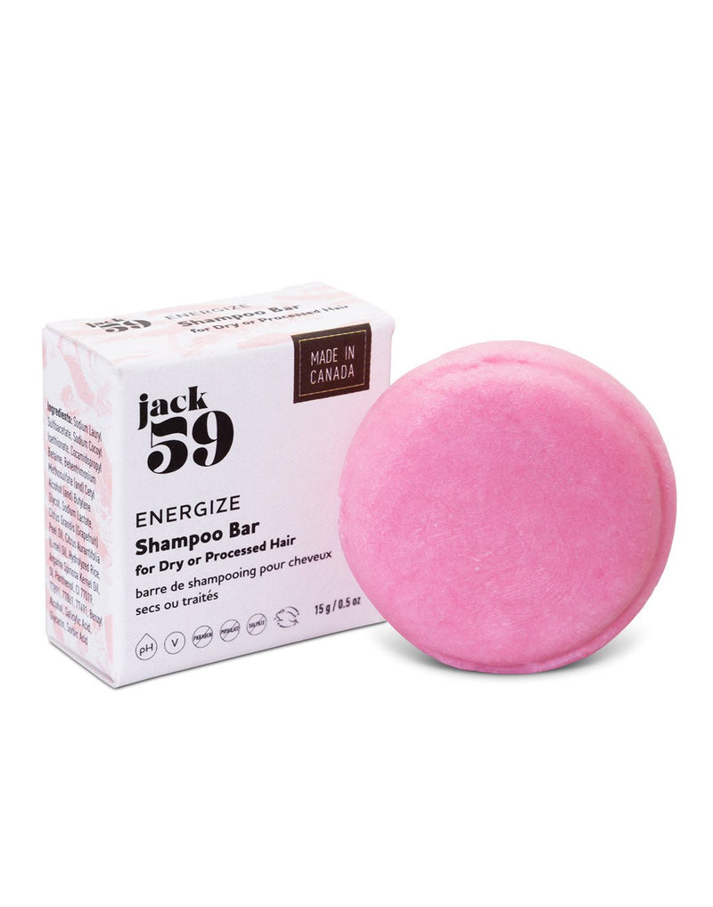 Jack59 Travel Shampoo Bar - energize