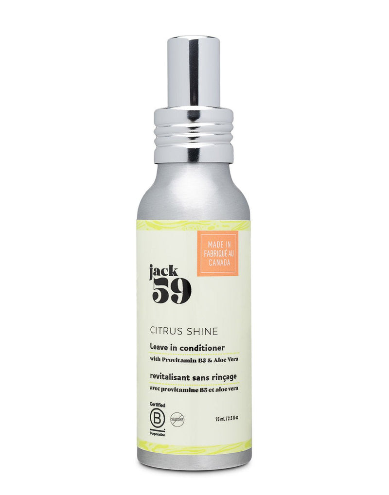 Jack59 Travel Size Leave-In Conditioner spray bottle - citrus shine