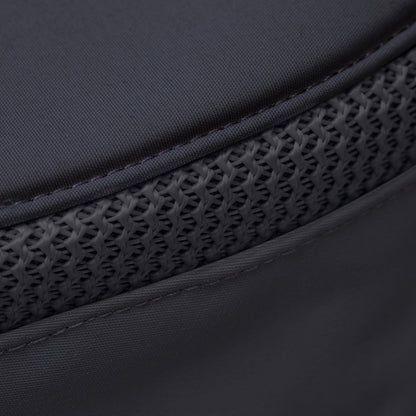 Close-up of Tilley LTM6 Airflo® Hat's dark gray recycled nylon with a textured, mesh-like horizontal strip.