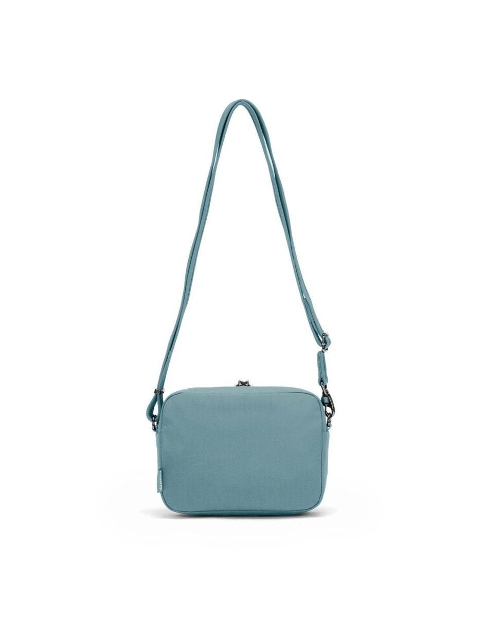 Pacsafe® CX Anti-theft Square Crossbody, fresh mint, back view