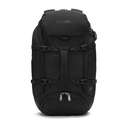 Pacsafe Venturesafe® EXP35 Anti-Theft Travel Backpack, black, front view