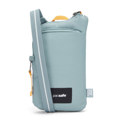 Pacsafe® GO Anti-Theft Tech Crossbody in fresh mint colour front view.