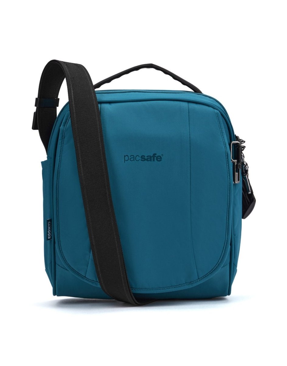 Pacsafe® LS200 Anti-theft Crossbody Bag, tidal teal, front view