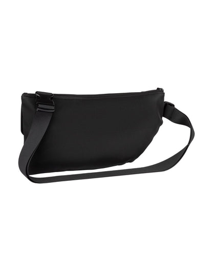 Roots Juan Asymmetrical Belt Bag, black, back view