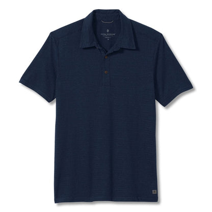 Royal Robbins Men's Vacationer Polo in naval dark blue colour, front view