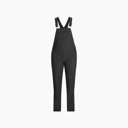 Royal Robbins Women's Half Dome Overall in charcoal grey, front view