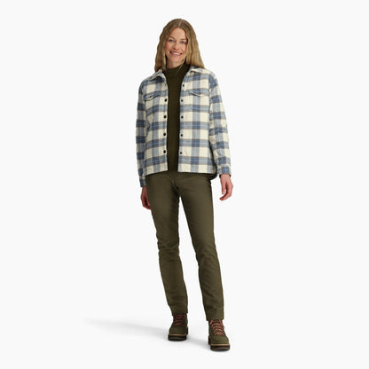 Royal Robbins Women's Snowcap Lined Flannel Long Sleeve - ONLINE ONLY