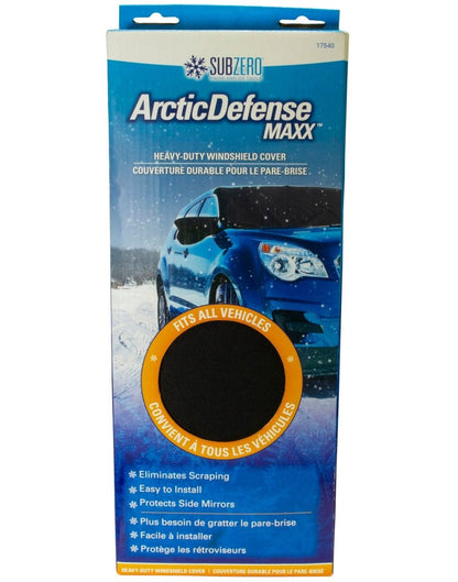 Subzero arctic defense maxx heavy duty windshield cover box