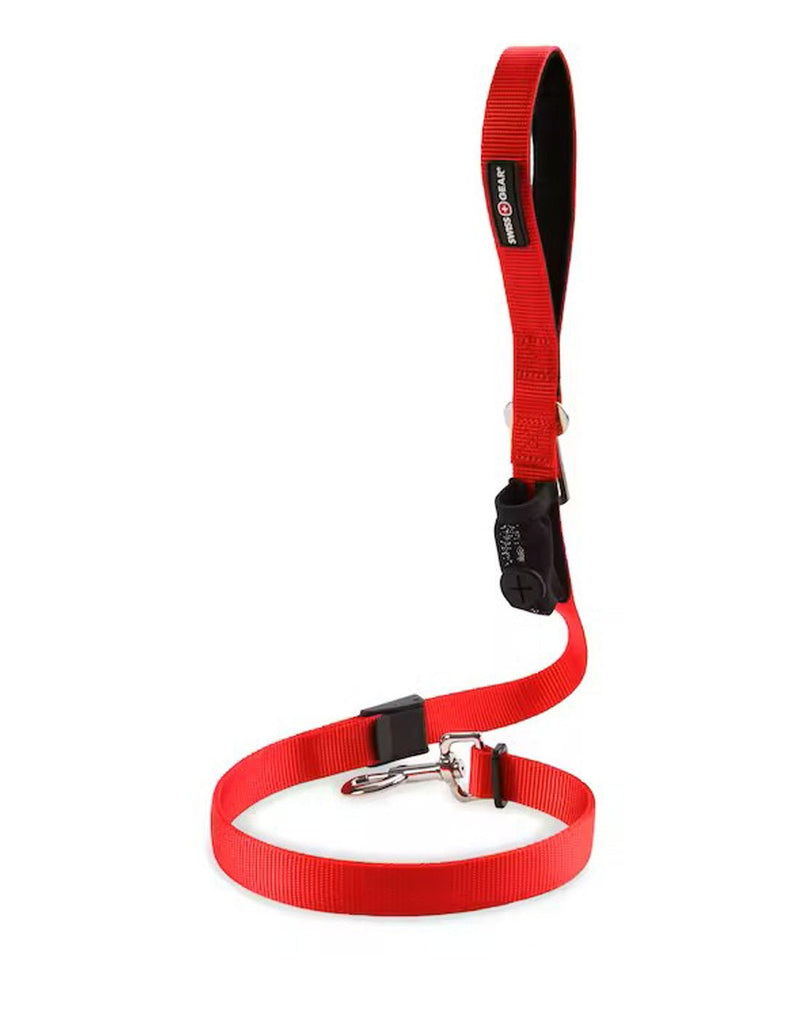 Swiss Gear Multifunctional Dog Leash, red, product view